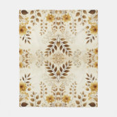 Couverture Polaire Fleurs de Ferme (Devant)