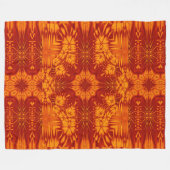 Couverture Polaire Fleurs de feu de Bohême 137 (Devant (Horizontal))