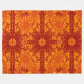 Couverture Polaire Fleurs de feu de Bohême 139 (Devant (Horizontal))