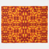 Couverture Polaire Fleurs de feu de Bohême 241 (Devant (Horizontal))