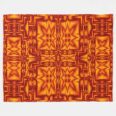 Couverture Polaire Fleurs de feu de Bohême 245 (Devant (Horizontal))