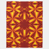 Couverture Polaire Fleurs de feu de Bohême 25 (Devant)