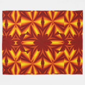 Couverture Polaire Fleurs de feu de Bohême 25 (Devant (Horizontal))