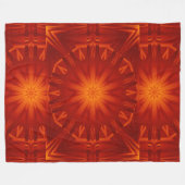 Couverture Polaire Fleurs de feu de Bohême 261 (Devant (Horizontal))