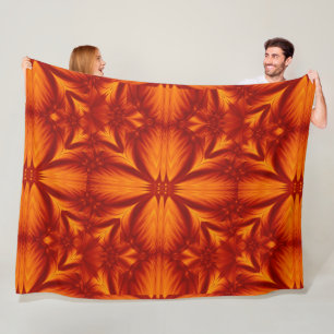 Couverture Polaire Fleurs de feu de Bohême 265