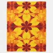 Couverture Polaire Fleurs de feu de Bohême 45 (Devant)