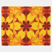 Couverture Polaire Fleurs de feu de Bohême 45 (Devant (Horizontal))