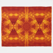 Couverture Polaire Fleurs de feu de Bohême 57 (Devant (Horizontal))