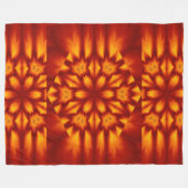 Couverture Polaire Fleurs de feu de Bohême 72 (Devant (Horizontal))
