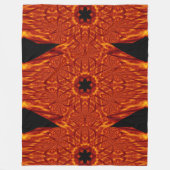 Couverture Polaire Fleurs de feu de Bohême 85 (Devant)