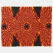 Couverture Polaire Fleurs de feu de Bohême 85 (Devant (Horizontal))