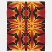 Couverture Polaire Fleurs de feu de Bohême 92 (Devant)