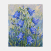 Couverture Polaire Fleurs de Jacinthes (Devant)