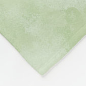 Couverture Polaire Fleurs de jonquilles jaune vert menthe (Coin)