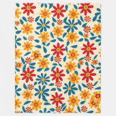 Couverture Polaire Fleurs de Joy 60x80 Blanket polaire (Devant)