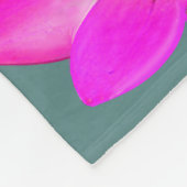Couverture Polaire Fleurs de Lotus pilotées par l'Esprit sur la toiso (Coin)