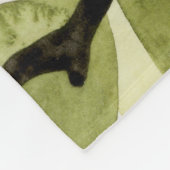 Couverture Polaire Fleurs de Magnolia (Coin)