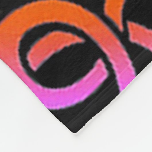 Couverture Polaire Fleurs de néon (Coin)