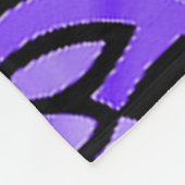 Couverture Polaire Fleurs de néon (Coin)