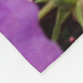 Couverture Polaire Fleurs de pois doux en fleur (Coin)