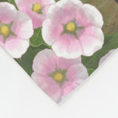 Couverture Polaire Fleurs de poulet Ferme victorienne (Coin)