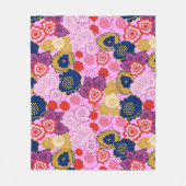 Couverture Polaire Fleurs de printemps (Devant)