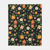 Couverture Polaire Fleurs de printemps (Devant)