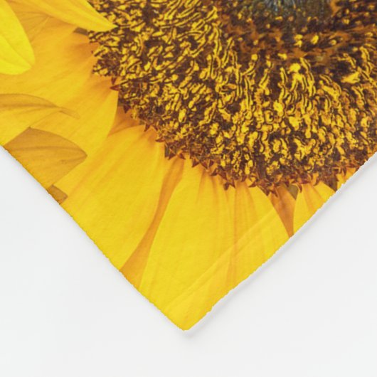 Couverture Polaire Fleurs de soleil (Coin)