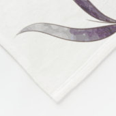 Couverture Polaire Fleurs d'eau (Coin)