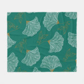 Couverture Polaire Fleurs décoratives Motif (Devant (Horizontal))