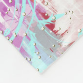Couverture Polaire Fleurs d'été (Coin)