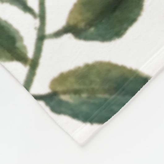 Couverture Polaire Fleurs d'été (Coin)