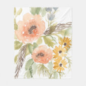 Couverture Polaire Fleurs D'Été Fin I (Devant)