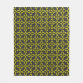 Couverture Polaire Fleurs d'or (Devant)