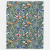 Couverture Polaire Fleurs écossaises (Devant)