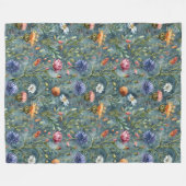 Couverture Polaire Fleurs écossaises (Devant (Horizontal))