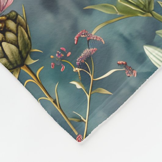 Couverture Polaire Fleurs écossaises (Coin)