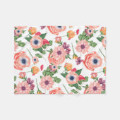 Couverture Polaire Fleurs Et Boues (Devant (Horizontal))
