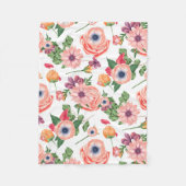 Couverture Polaire Fleurs Et Boues (Devant)