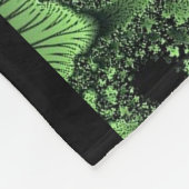 Couverture Polaire Fleurs Et Fleurs Blanche En Toison (Coin)