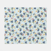 Couverture Polaire Fleurs et Fruits (Devant (Horizontal))