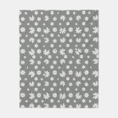 Couverture Polaire Fleurs et pétales 2 (Devant)