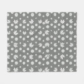 Couverture Polaire Fleurs et pétales 2 (Devant (Horizontal))