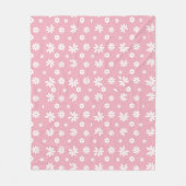 Couverture Polaire Fleurs et pétales 3 (Devant)