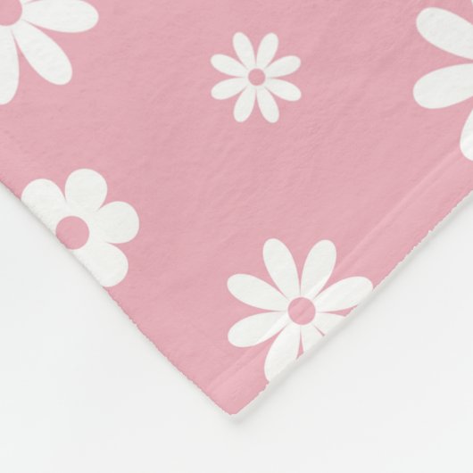 Couverture Polaire Fleurs et pétales 3 (Coin)