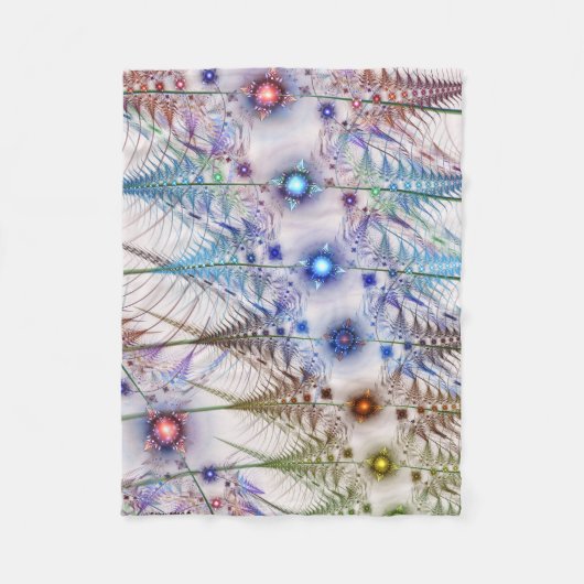 Couverture Polaire Fleurs Ferns'N Abstraites (Devant)