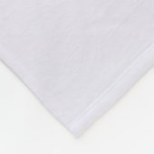 Couverture Polaire Fleurs | Fleur Iris Violet (Coin)