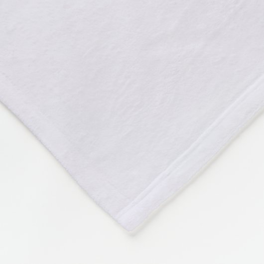 Couverture Polaire Fleurs | Fleur Iris Violet (Coin)