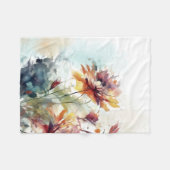 Couverture Polaire Fleurs florales Design 310 (Devant (Horizontal))