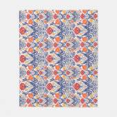 Couverture Polaire Fleurs folkloriques motif (Devant)